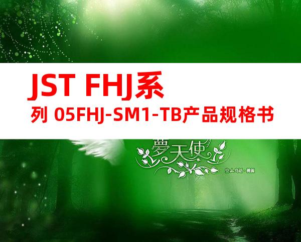 JST FHJ系列 05FHJ-SM1-TB产品规格书